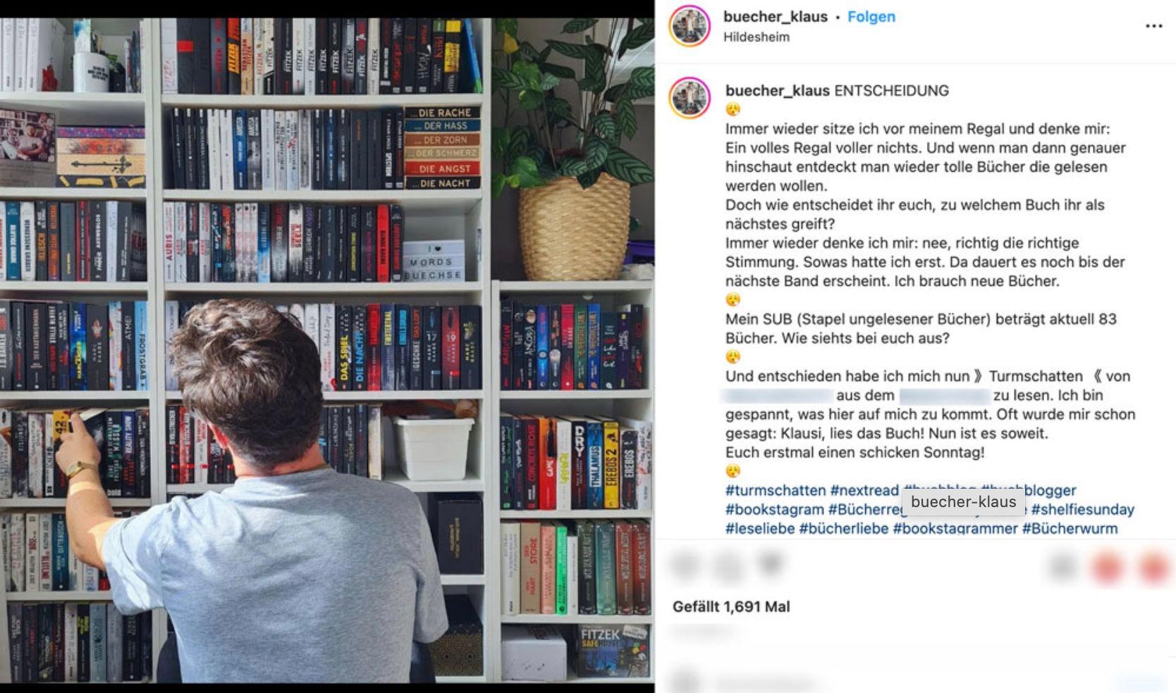 Screenshot Bookfluencer 3