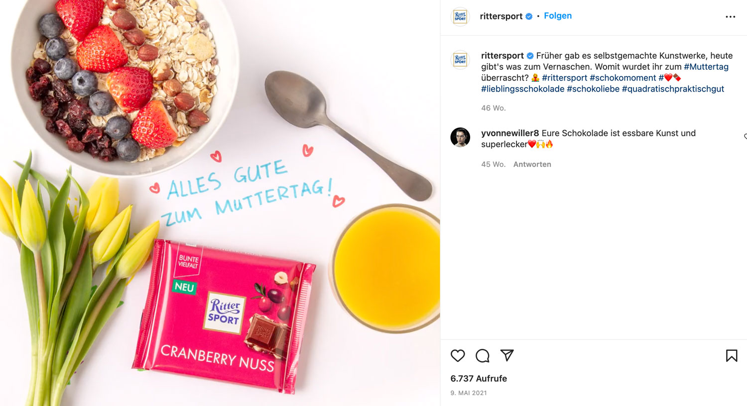 Ritter Sport Muttertag